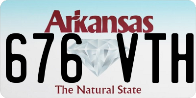 AR license plate 676VTH