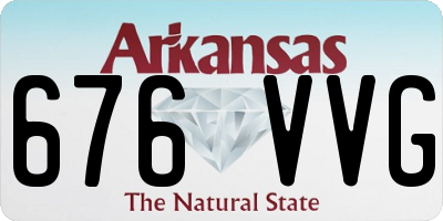 AR license plate 676VVG