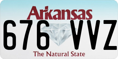 AR license plate 676VVZ