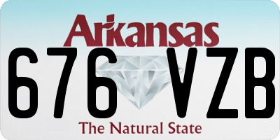 AR license plate 676VZB