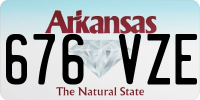 AR license plate 676VZE