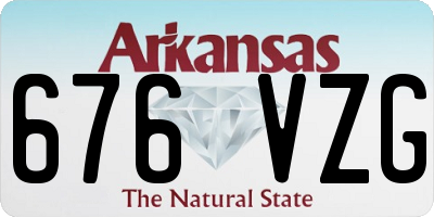 AR license plate 676VZG