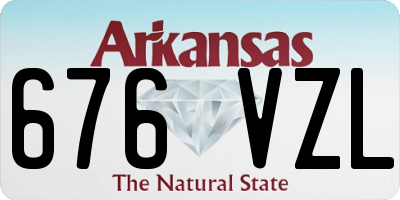 AR license plate 676VZL