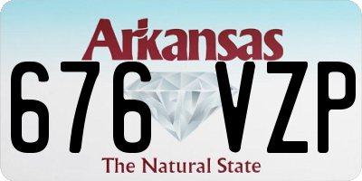 AR license plate 676VZP
