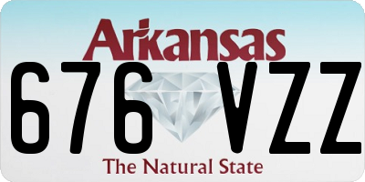 AR license plate 676VZZ