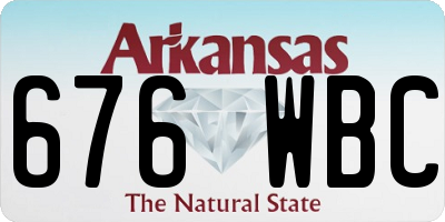 AR license plate 676WBC