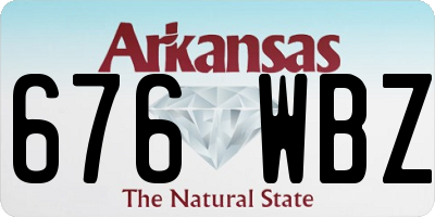 AR license plate 676WBZ