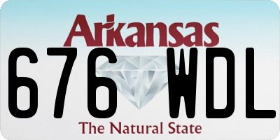 AR license plate 676WDL