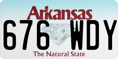 AR license plate 676WDY