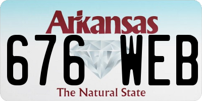 AR license plate 676WEB