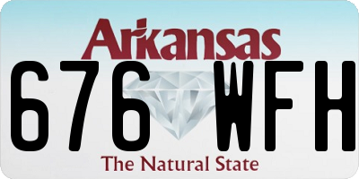 AR license plate 676WFH