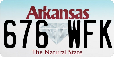 AR license plate 676WFK