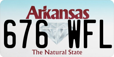 AR license plate 676WFL
