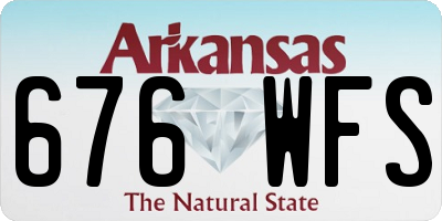AR license plate 676WFS