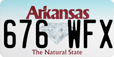 AR license plate 676WFX