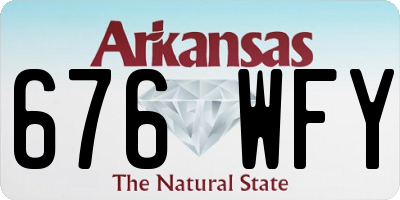 AR license plate 676WFY