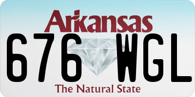 AR license plate 676WGL