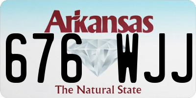 AR license plate 676WJJ