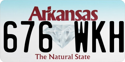 AR license plate 676WKH
