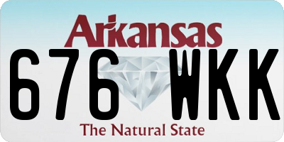 AR license plate 676WKK