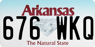 AR license plate 676WKQ