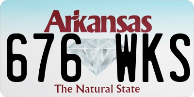 AR license plate 676WKS