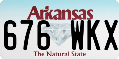 AR license plate 676WKX