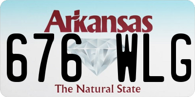 AR license plate 676WLG