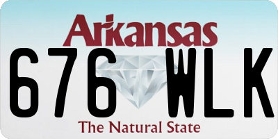 AR license plate 676WLK