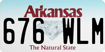 AR license plate 676WLM