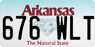 AR license plate 676WLT