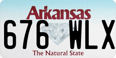 AR license plate 676WLX