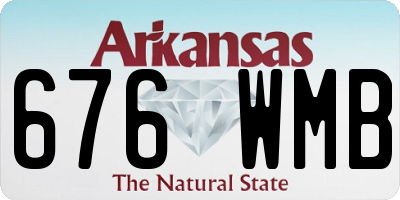 AR license plate 676WMB