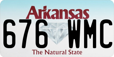 AR license plate 676WMC