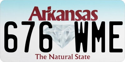 AR license plate 676WME