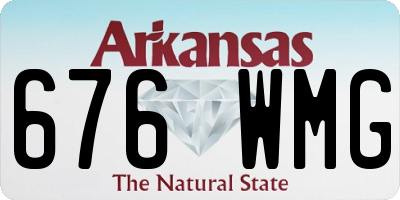 AR license plate 676WMG