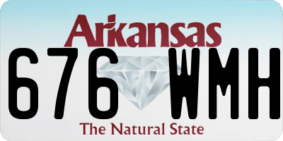 AR license plate 676WMH