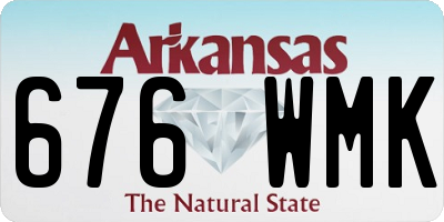 AR license plate 676WMK