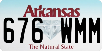 AR license plate 676WMM