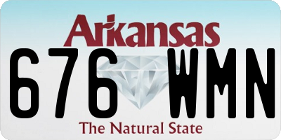 AR license plate 676WMN