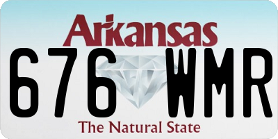 AR license plate 676WMR
