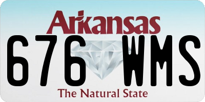 AR license plate 676WMS
