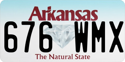 AR license plate 676WMX