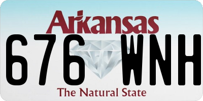 AR license plate 676WNH