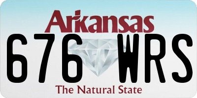 AR license plate 676WRS