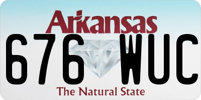 AR license plate 676WUC