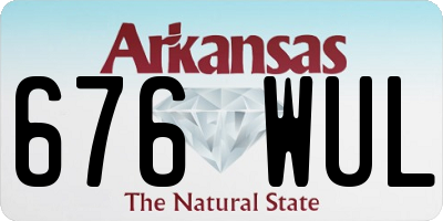 AR license plate 676WUL