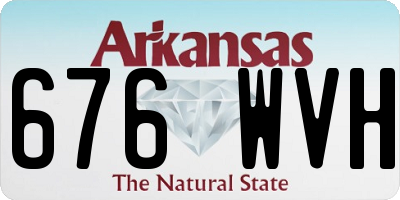 AR license plate 676WVH