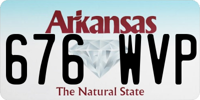 AR license plate 676WVP