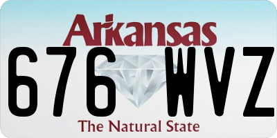 AR license plate 676WVZ